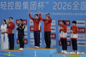 九游娱乐登录入口-广东队包揽全国跳水冠军赛女子双人3米板、男子10米台两金